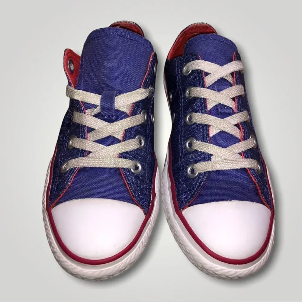 Double Tongue Junior Converse 13 periwinkle